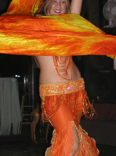 Diosa belly dance-orange